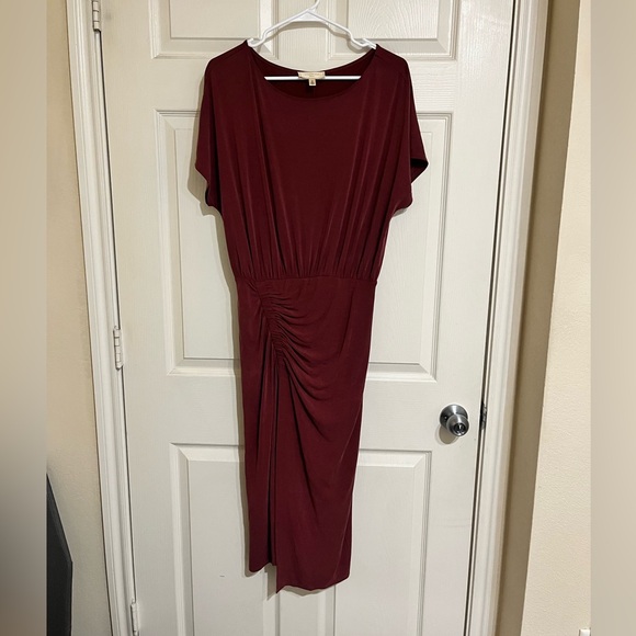 Anthropologie Moulinette Soeurs Asymmetrical Wine Dress - Picture 4 of 9